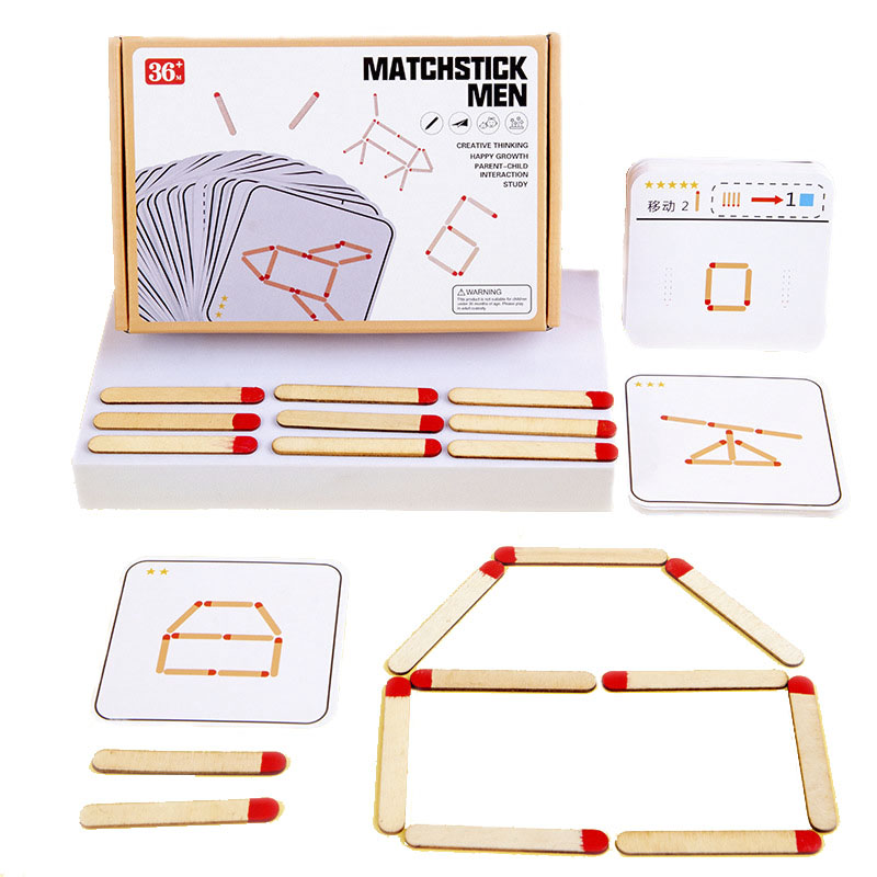 Board Game Fun - Montessori dopasowuje puzzle gra drewniane zabawki