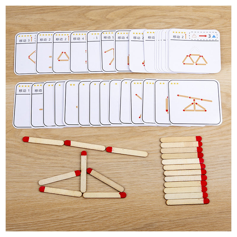 Board Game Fun - Montessori dopasowuje puzzle gra drewniane zabawki