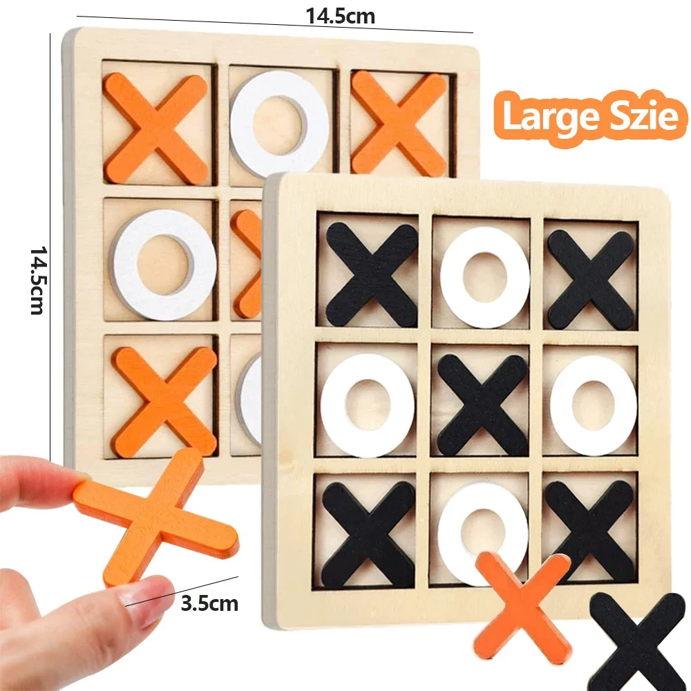 Drewniana gra XO Tic Tac Toe M – Board Game Word recenzja i cena