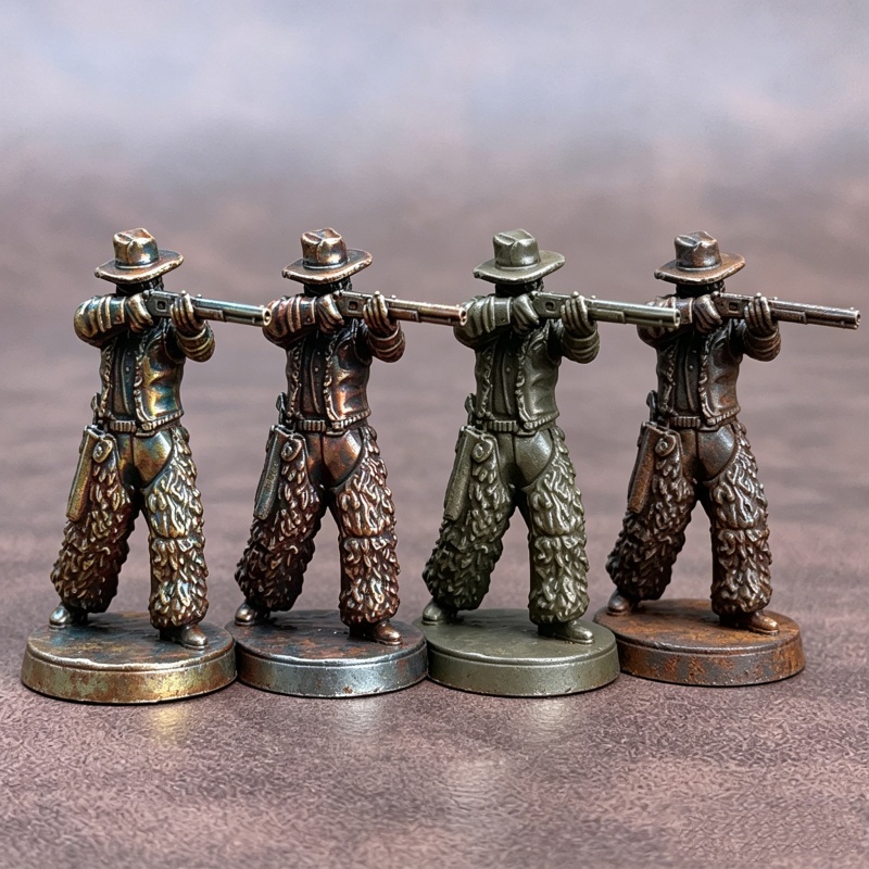 Miniaturowe figurki kowbojów z – Board Game Wild Wild recenzja i cena