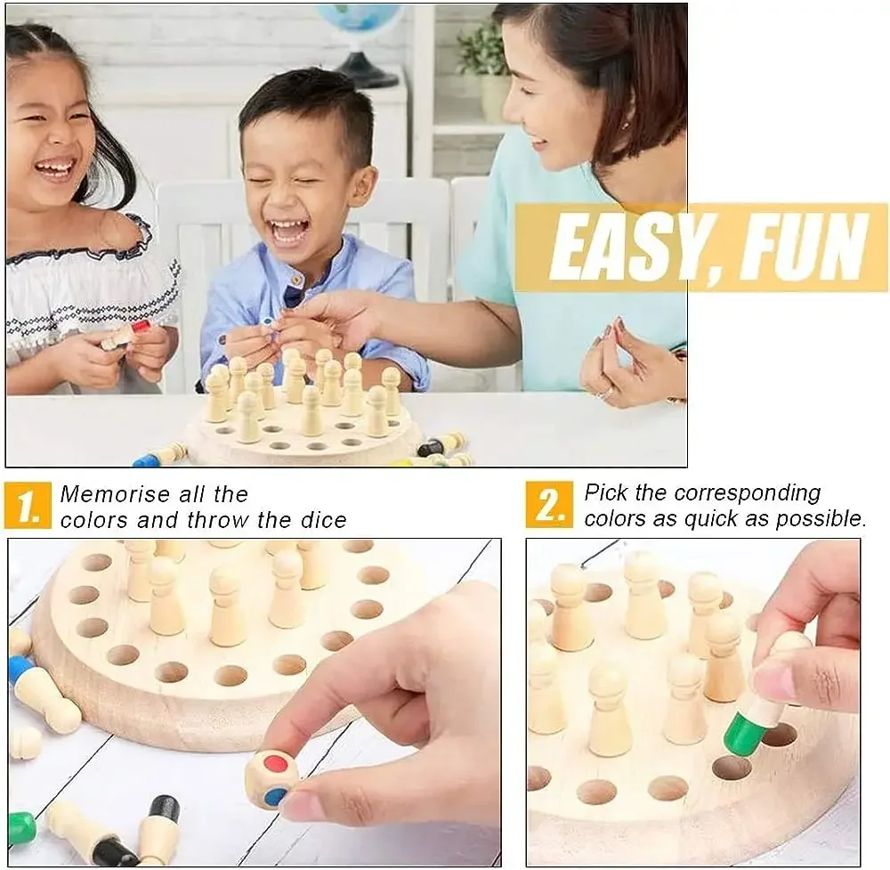 1 szt. Drewniana gra pamięciow – Board Game Word recenzja i cena