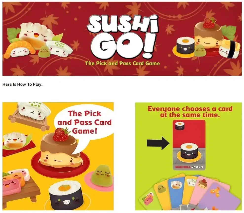 Sushi Go! – gra planszowa. & S – Board Game Fun recenzja i cena